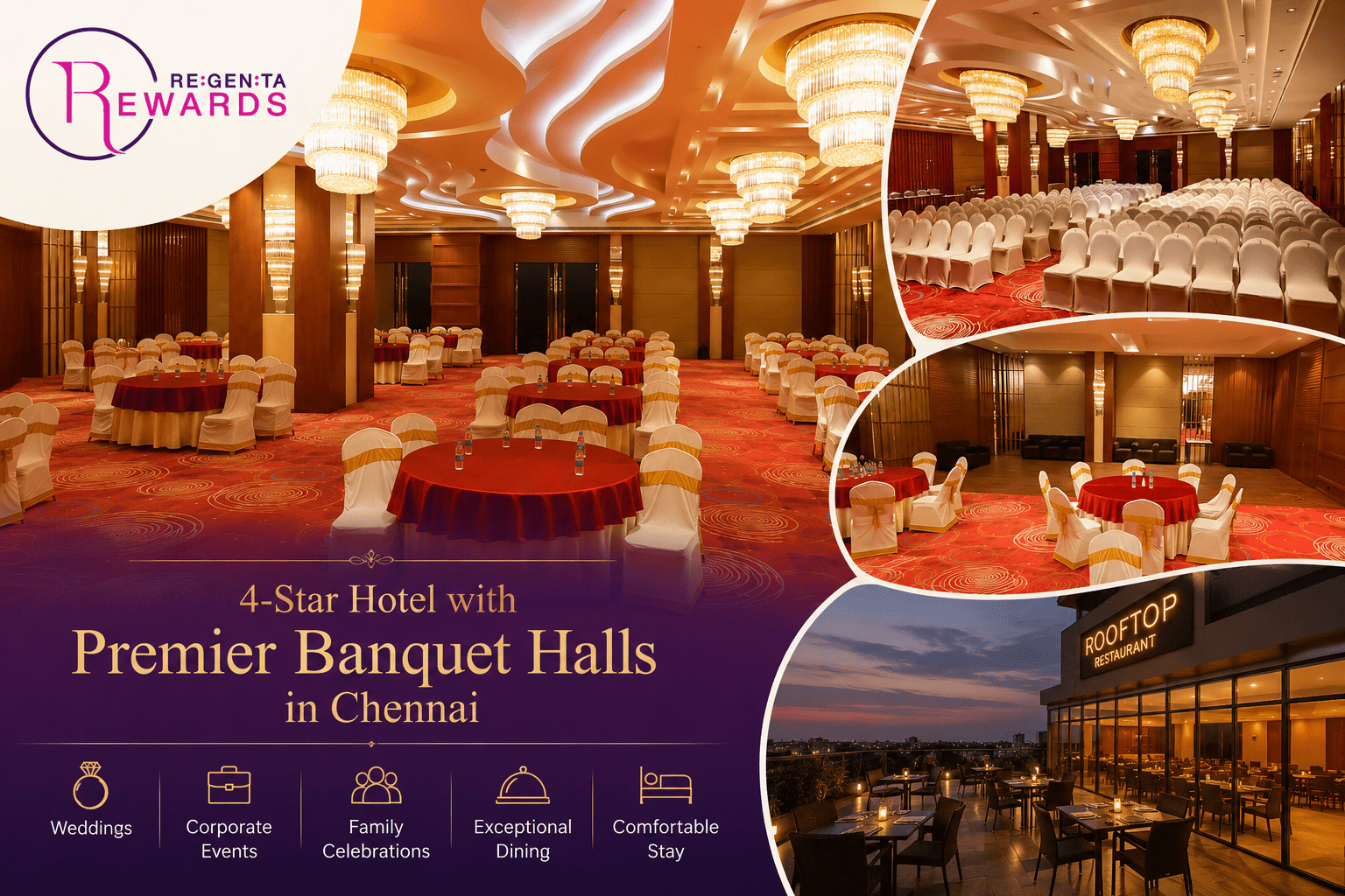 4-Star Hotel with Banquet Halls Near OMR, Chennai