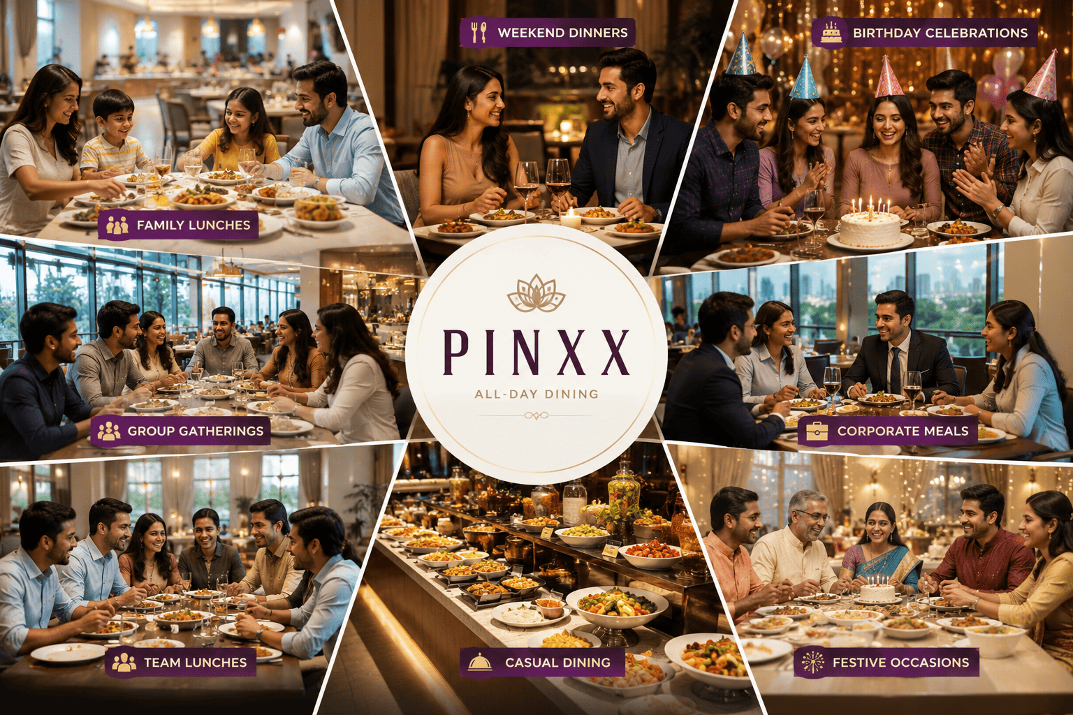 PINXX Suitable for Family/Business Dining