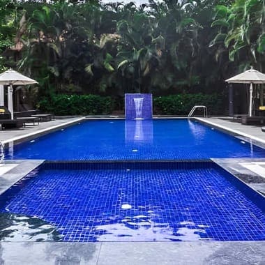 Unwind by the Pool After a Day in the Wild