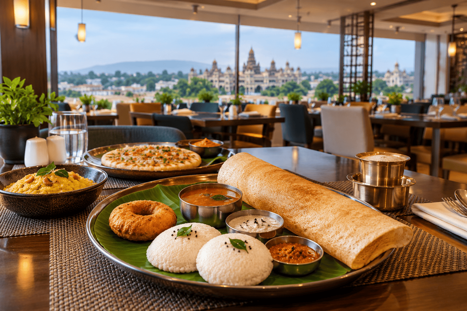 best hotels in Mysore with South Indian food 