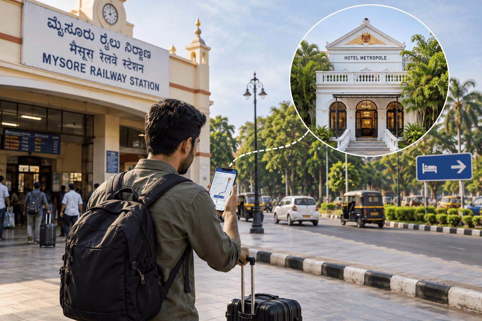 budget hotel in Mysore near railway station