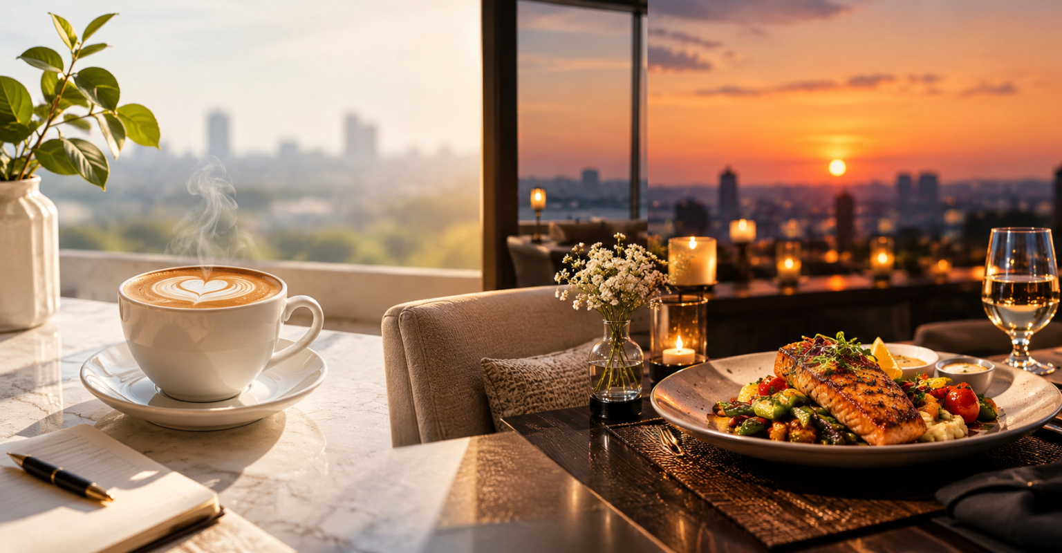Morning Coffee to an Evening Meal