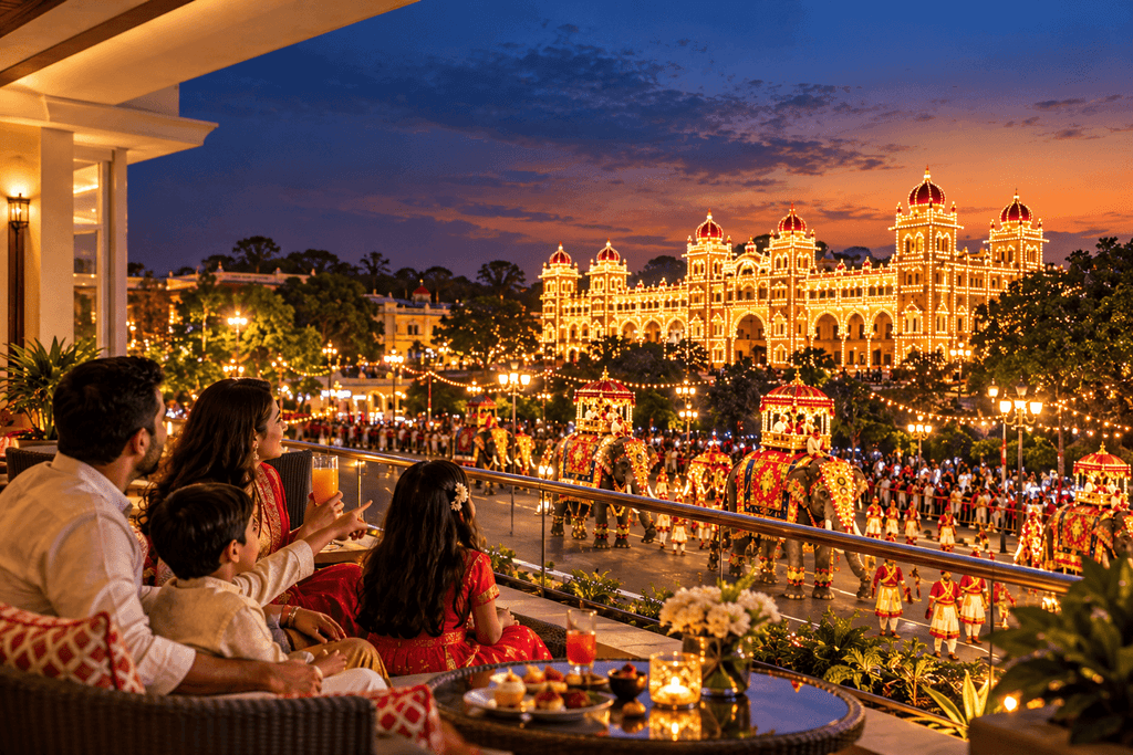 Family Night at Mysore Dasara
