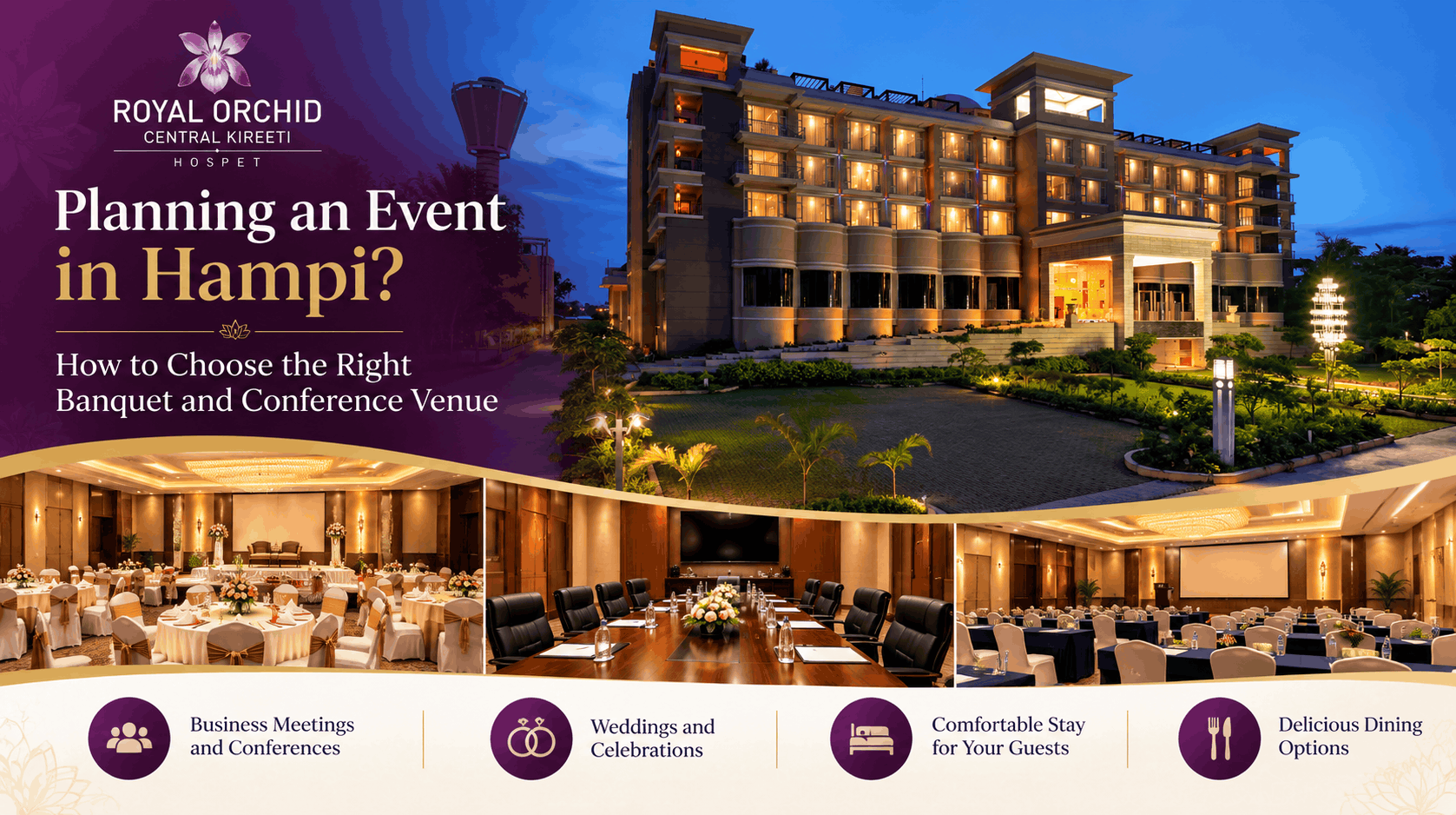 best banquet hall in Hampi Hospet